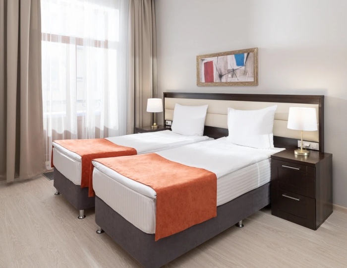 Апартаменты Апартамент Премиум 2 спальни для маломобильных групп населения (2 спальни) 960 м - Апартаменты Курорта Красная Поляна