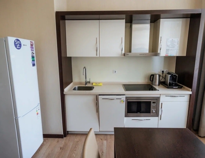 Апартаменты 2-местные 1 спальня с зоной гостиная/кухня +960 - Апартаменты Курорта Красная Поляна