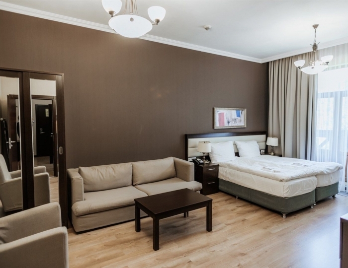 Апартаменты Апартамент Премиум с видом на горы 1 спальня +960 - Апартаменты Курорта Красная Поляна