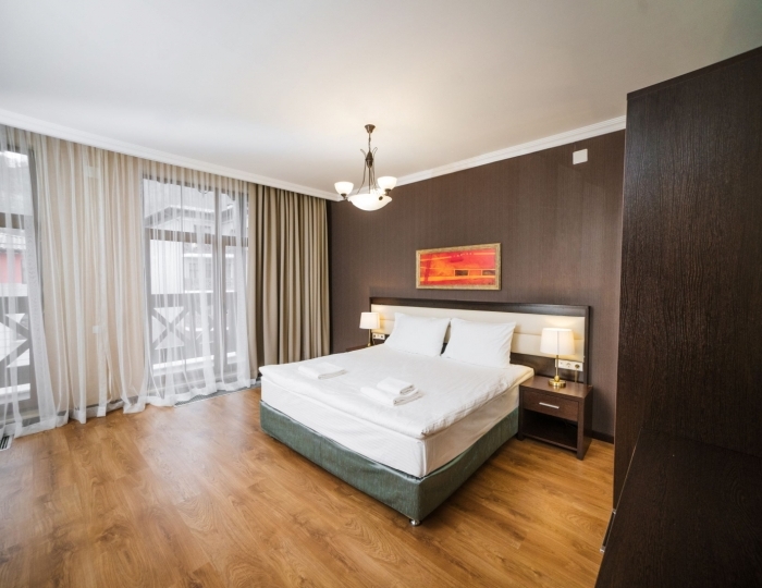 Апартаменты 4местный 2 спальни с зоной гостиная/кухня +960 - Апартаменты Курорта Красная Поляна