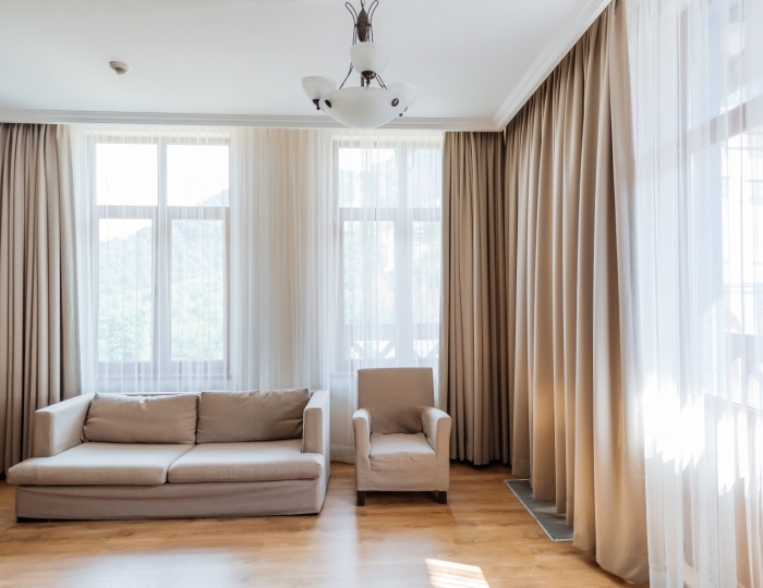 Апартаменты 4местный 2 спальни с зоной гостиная/кухня +960 - Апартаменты Курорта Красная Поляна