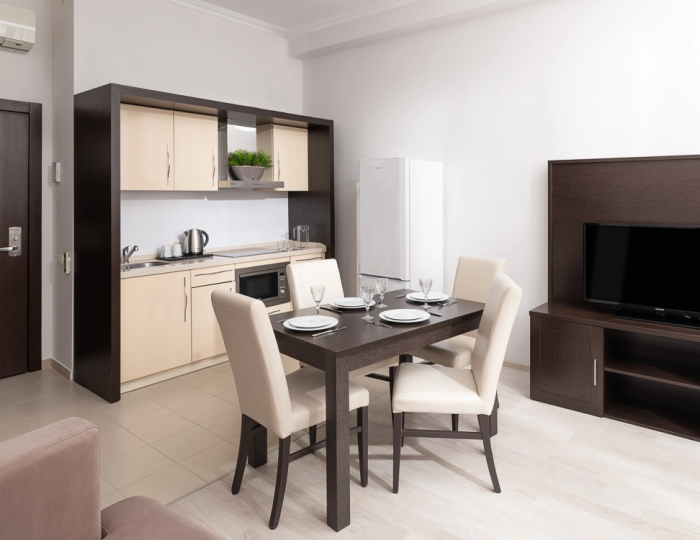 Стандарт Апартамент стандарт 1 спальня +540 - Апартаменты Курорта Красная Поляна