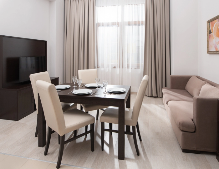 Стандарт Апартамент стандарт 1 спальня +540 - Апартаменты Курорта Красная Поляна