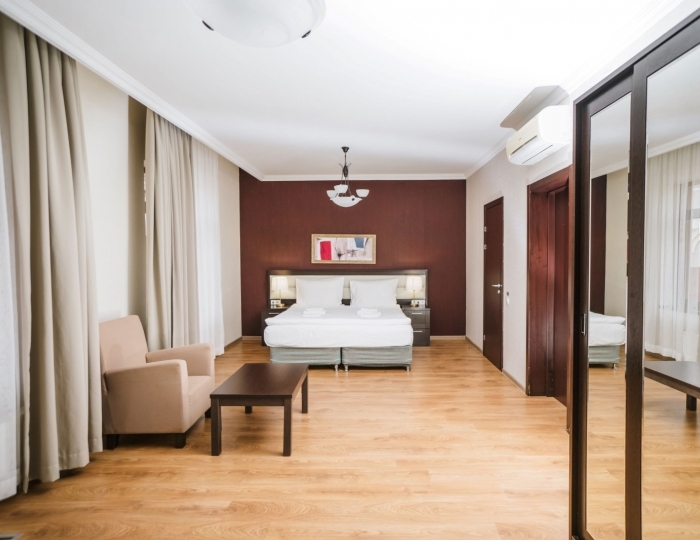 Таунхаус 6 местный 3 спальни с зоной гостиная/кухня +960 - Апартаменты Курорта Красная Поляна