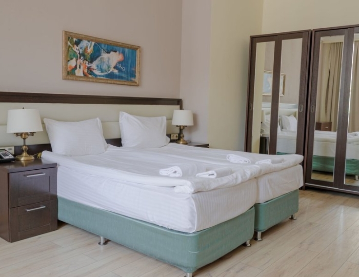 Апартаменты Стандарт 10 местные с 5 спальнями с зоной гостиная/кухня +540 - Апартаменты Курорта Красная Поляна