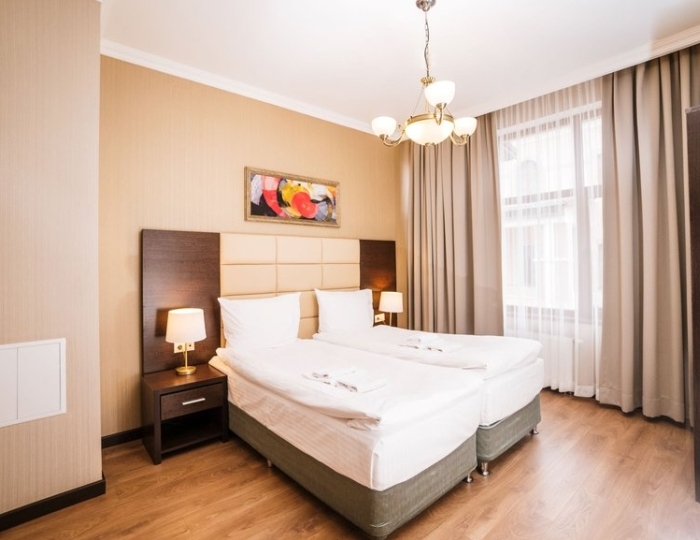 Комфорт Апартамент комфорт 1 спальня с видом на горы +540 - Апартаменты Курорта Красная Поляна